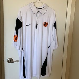 White Nike men’s polo